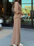 Veloura Élise™ French Wide-Leg Set