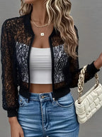 Aurora Lace™ Crop Bomber