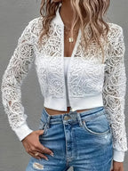 Aurora Lace™ Crop Bomber