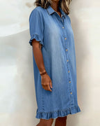Veloura Harper™ Effortless Denim Dress