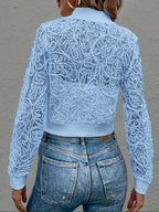 Aurora Lace™ Crop Bomber